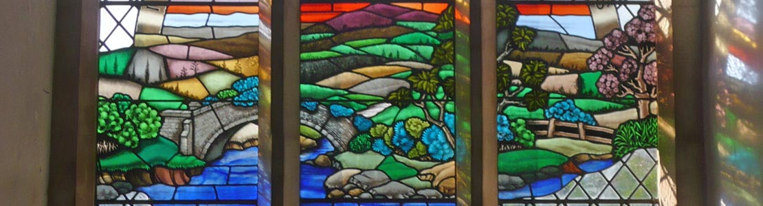 Stained glass window